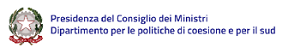 Logo Dipartimento per le politiche di coesione e per il sud